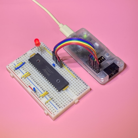 Connection with breadboard